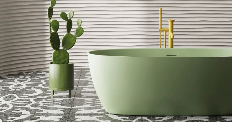 Ванна из искусственного камня Salini Alda S-Sense 101912GRF 170x80см RAL полностью