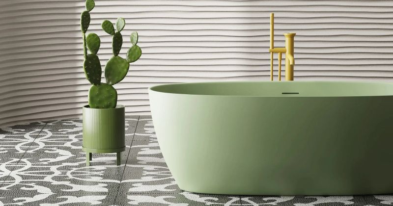 Ванна из искусственного камня Salini Alda S-Sense 101913GRF 160x80см RAL полностью