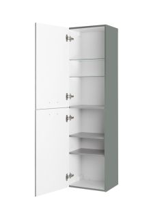 Шкаф подвесной Cezares Эко (Eco) ECO-CER-N-1500-2A-SC-GVO-P 40 см серо-зелёный матовый