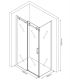 Душевой уголок Berges Gelios 120x80см хром 061001