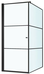 Душевой уголок Berges Dark L 90x90см чёрный матовый 061020L