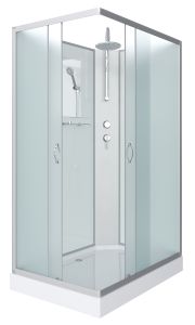 Душевая кабина Niagara NG-43285-14QBKT 120x80см серебро/матовое