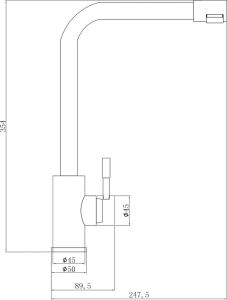 Смеситель для кухни ZORG Steel Hammer SH 5191 INOX