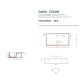 Раковина ArtCeram Scalino SCL006 01 00 белая 75 см