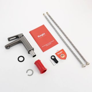 Смеситель для раковины Raglo R51.10.09 графит Смеситель для раковины Raglo R51.10.09 графит