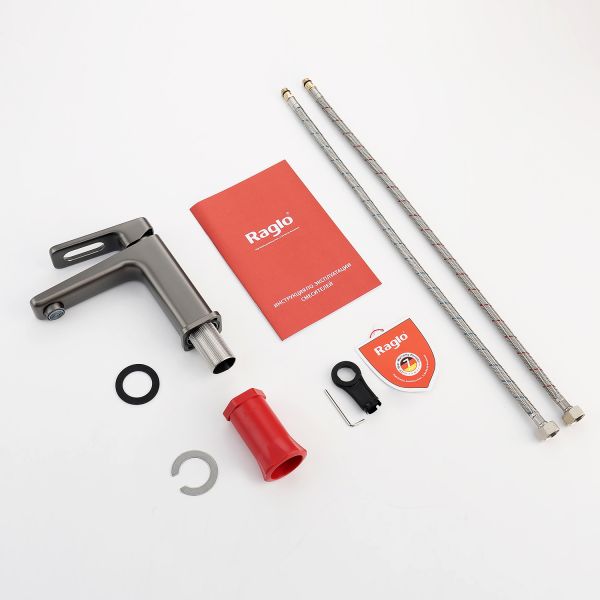 Смеситель для раковины Raglo R51.10.09 графит Смеситель для раковины Raglo R51.10.09 графит
