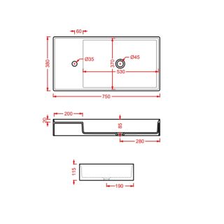 Раковина ArtCeram Scalino SCL004 01 00 белая 60 см Раковина ArtCeram Scalino SCL004 01 00 белая 60 см