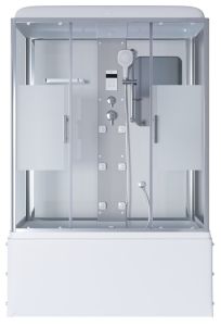 Душевая кабина Niagara 170x75см хром/прозрачное с матовой полосой