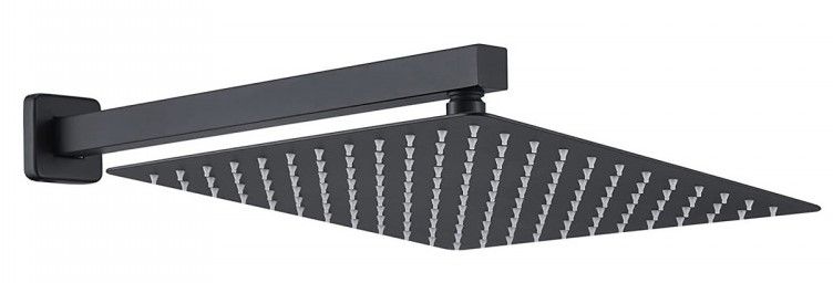 Верхний душ Berges Ventas S 25см чёрный матовый 074002
