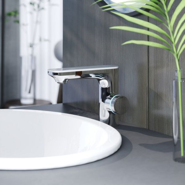 Смеситель для раковины Berges Morans 076001 сенсорный хром