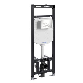 Система инсталляции для унитазов WasserKRAFT Alme 15TLT.010.ME.BN02 с кнопкой смыва