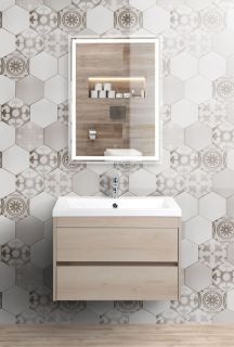 Подвесная тумба под раковину Art&Max Family 58см сканди Family-580-2C-SO-PB