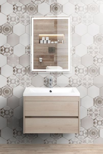 Подвесная тумба под раковину Art&Max Family 58см сканди Family-580-2C-SO-PB