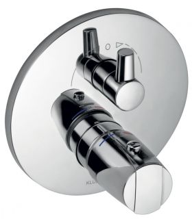 Встраиваемый смеситель для ванны и душа Kludi Objekta Mix New с термостатом хром 358300538