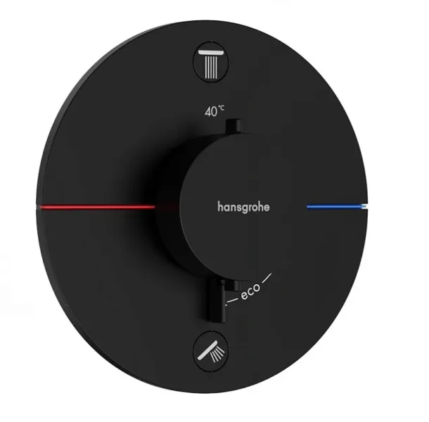 Смеситель для душа Hansgrohe ShowerSelect 15554670 черный Смеситель для душа Hansgrohe ShowerSelect 15554670 черный
