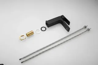 Смеситель для раковины Shevanik S9701H чёрный Смеситель для раковины Shevanik S9701H чёрный