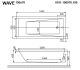 Гидромассажная ванна Whitecross Wave 0101.150070.100.SOFT.BR 150x70см Soft бронза