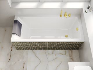 Акриловая ванна Whitecross Wave 0101.180080.100 180x80см белый глянец