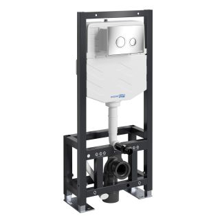 Система инсталляции для унитазов WasserKRAFT Dill 61TLT.010.ME.CH01 с кнопкой смыва