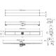 Душевой лоток Berges Wasserhaus C1 Brise 090028 30 Матовый хром Душевой лоток Berges Wasserhaus C1 Brise 090028 30 Матовый хром