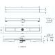 Душевой лоток Berges Wasserhaus C1 Brise 090032 70 Матовый хром Душевой лоток Berges Wasserhaus C1 Brise 090032 70 Матовый хром