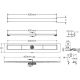 Душевой лоток Berges Wasserhaus C1 Norma 090035 40 Матовый хром Душевой лоток Berges Wasserhaus C1 Norma 090035 40 Матовый хром