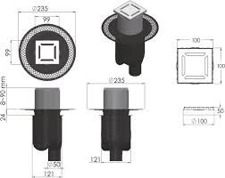 Душевой трап Berges Wasserhaus Platz Norma 090058 10x10 см Душевой трап Berges Wasserhaus Platz Norma 090058 10x10 см