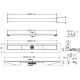 Душевой лоток Berges Wasserhaus C1 Norma 090139 80 Матовый хром Душевой лоток Berges Wasserhaus C1 Norma 090139 80 Матовый хром