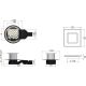 Душевой трап Berges Wasserhaus Platz Antik 090161 15x15 см Душевой трап Berges Wasserhaus Platz Antik 090161 15x15 см