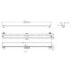 Душевой лоток Berges Wasserhaus Super Slim 091054 80 Хром глянец