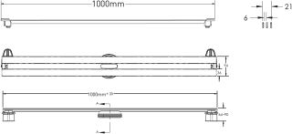 Душевой лоток Berges Wasserhaus Super Slim 091053 70 Хром глянец Душевой лоток Berges Wasserhaus Super Slim 091053 70 Хром глянец