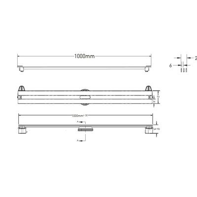 Душевой лоток Berges Wasserhaus Super Slim 091155 100 Хром глянец Душевой лоток Berges Wasserhaus Super Slim 091155 100 Хром глянец