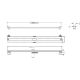 Душевой лоток Berges Wasserhaus Super Slim 091155 100 Хром глянец Душевой лоток Berges Wasserhaus Super Slim 091155 100 Хром глянец