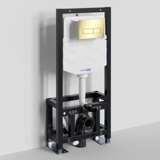 Система инсталляции для унитазов WasserKRAFT Dill 61TLT.010.ME.PG03 с кнопкой смыва