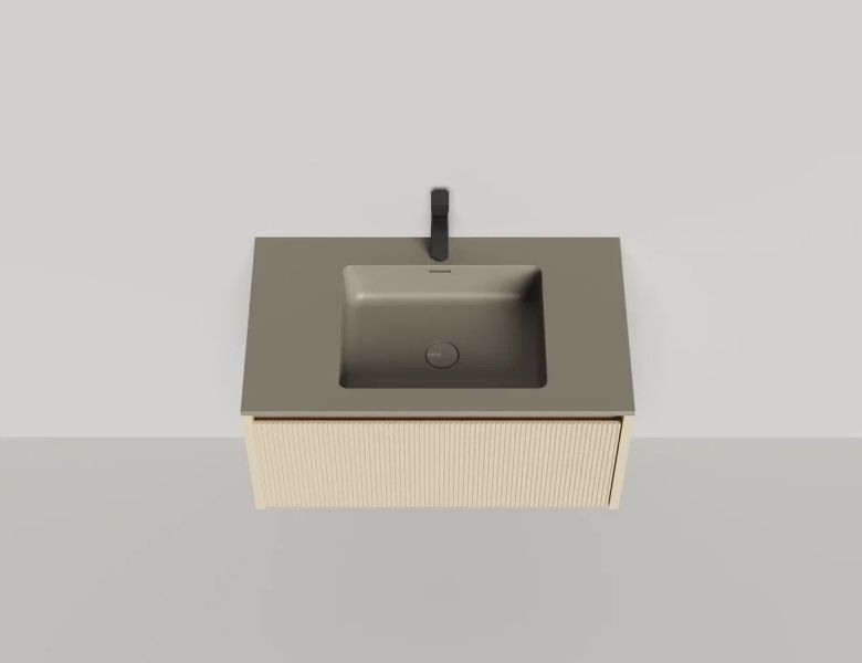 Подвесная тумба Salini Domino 27D108INF 80см эмаль/фрезерованный фасад под встраиваемую раковину Подвесная тумба Salini Domino 27D108INF 80см эмаль/фрезерованный фасад под встраиваемую раковину