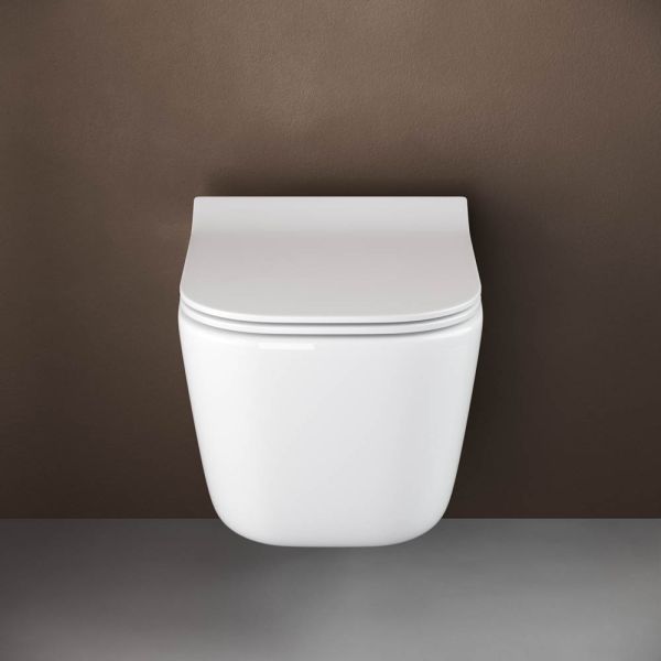 Подвесной унитаз Ceramica Nova New Day CN3005 безободковый белый