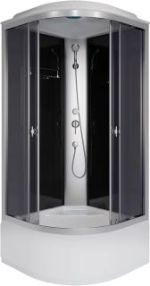 Душевая кабина Niagara Eco E80/40/TN 80x80 см профиль хром стекло тонированное