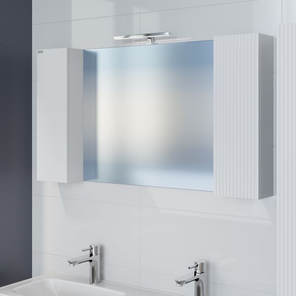 Зеркало-шкаф с подсветкой Санта Вега 700452 120 см