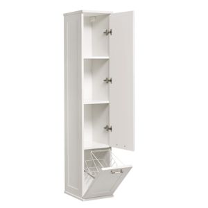 Шкаф Акватон Леон дуб белый 1A186503LBPS0