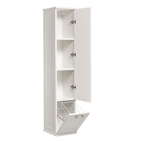 Шкаф Акватон Леон дуб белый 1A186503LBPS0