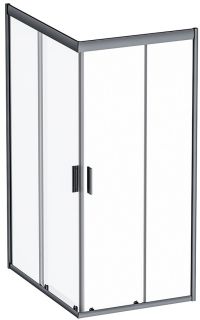Душевой уголок Am.Pm Gem 120x90см чёрный матовый W90G-404-120290-BT Душевой уголок Am.Pm Gem 120x90см чёрный матовый W90G-404-120290-BT