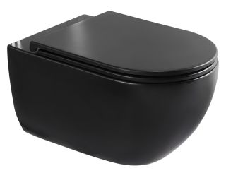 Подвесной унитаз Charus Skandenborg Rimless EWC700-125B безободковый чёрный Подвесной унитаз Charus Skandenborg Rimless EWC700-125B безободковый чёрный