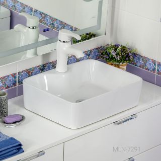 Накладная раковина Melana 7291-805 49см белый Накладная раковина Melana 7291-805 49см белый