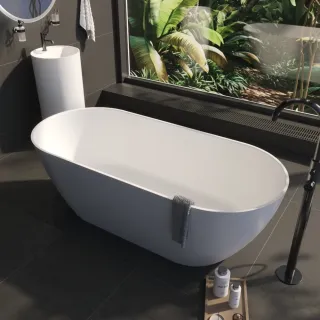 Ванна из искусственного камня Whitecross Tawna 0218.180080.200BP 180x80 без перелива