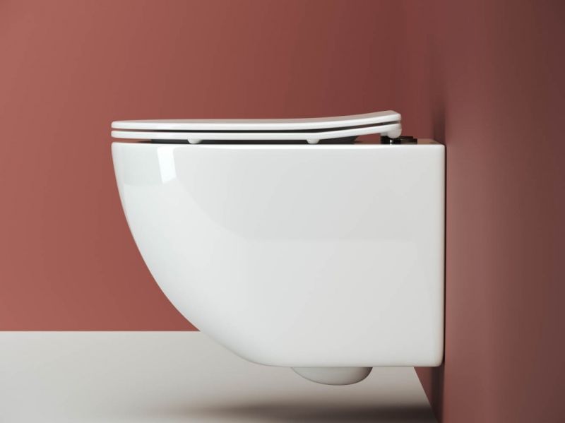 Подвесной унитаз Ceramica Nova Forma CN3009 безободковый белый Подвесной унитаз Ceramica Nova Forma CN3009 безободковый белый