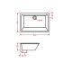 Раковина  ArtCeram WASHBASINS GEA GEL001 01 00 белая 53 см