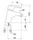 Смеситель для раковины Timo Beverly 0051F orb венге
