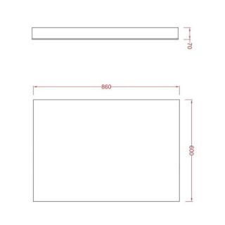 Зеркало Artceram Square ACS010 подвесное Зеркало Artceram Square ACS010 подвесное