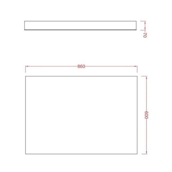 Зеркало Artceram Square ACS010 подвесное