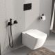 Гигиенический душ со смесителем WasserKRAFT Nuthe A9151.327.241.212 чёрный матовый
